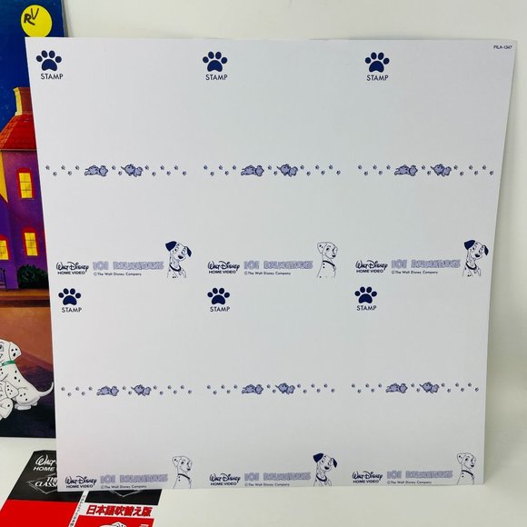 Disney Laserdisc One Hundred and One Dalmatians 101 PILA-1347 OBI Japanese - Picture 4 of 8